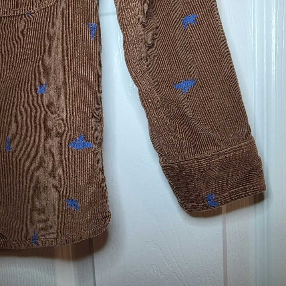 Carter's Toddler Mountain Print Corduroy Button-Front Shacket Sz 5T